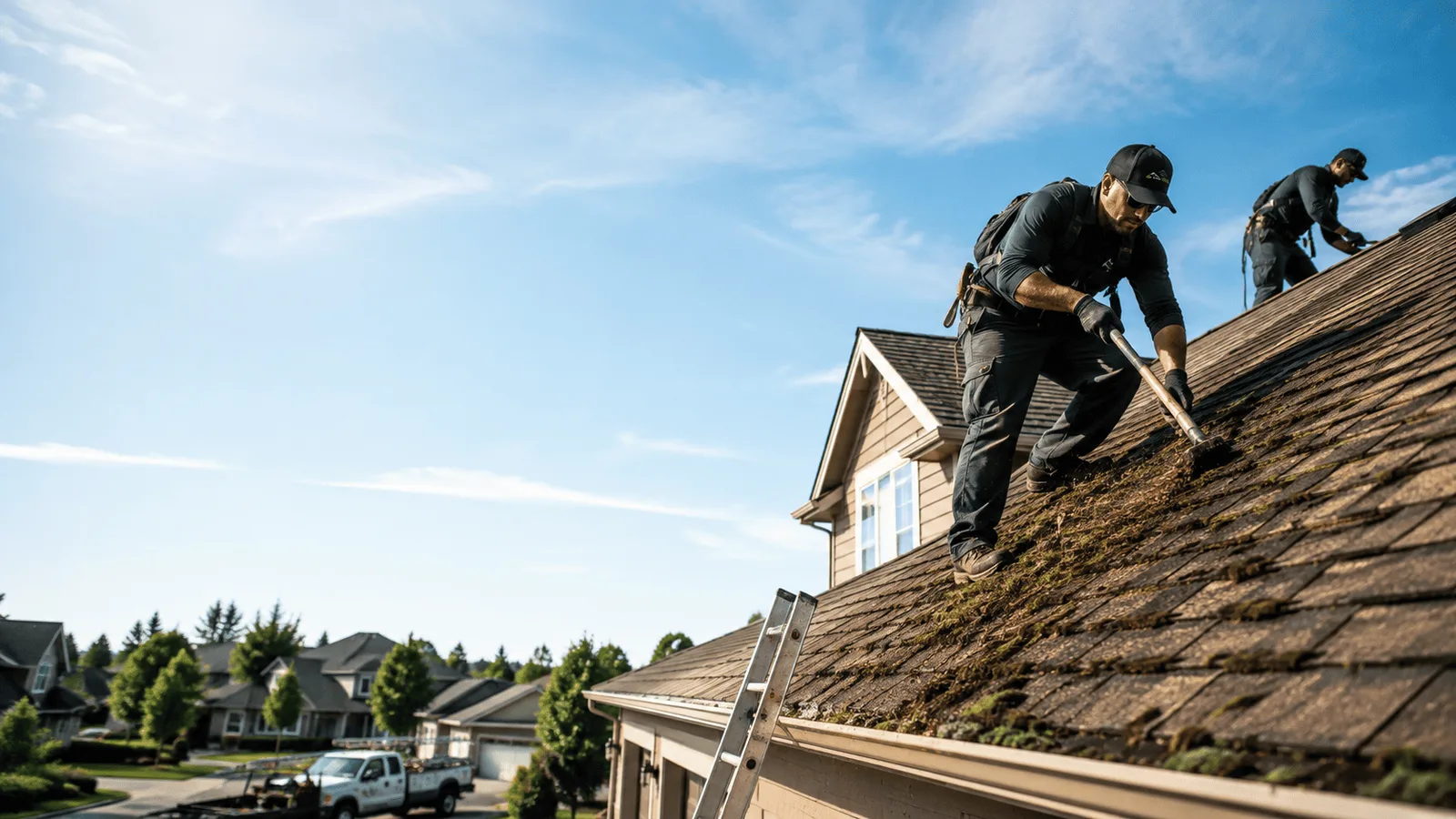 Roof Moss Removal in Neponset, IL near me